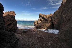 Theoule sur Mer rocky inlet 