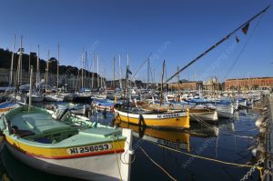 Port of Nice, traditional fisherman boat Pointu
