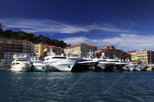 Superyacht at port of Nice