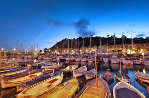 Port of Nice, traditional fisherman boat Pointu