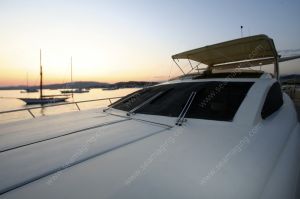 At anchor in the bay of Cannes