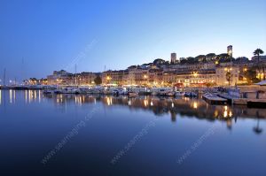 Old port with seaside restaurants